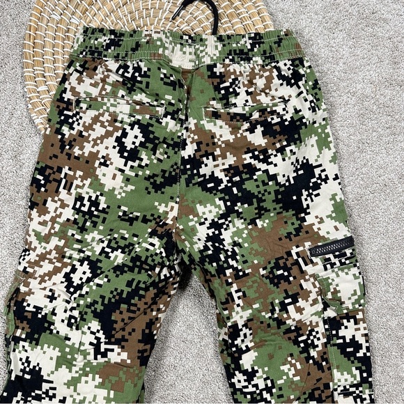 Dogg Supply by Snoop Dogg Men’s Pull On Elastic Waist Cargo Pants Army Camo XS - Picture 7 of 15